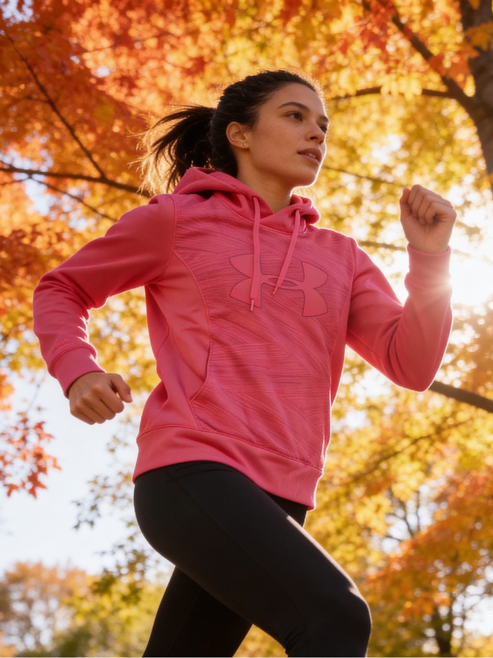 Under Armour Pink Sweater/Hoodie
